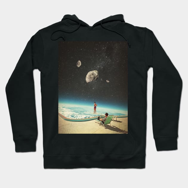 Summer with a Chance of Asteroids Hoodie by FrankMoth